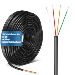 Hoolerry front packaging showing 18/4 100ft cable and easy identification benefit