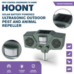 Hoont motion sensor close-up detecting animals quickly to activate deterrent