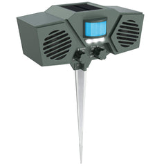Hoont stake installed in garden demonstrating easy setup and targeted placement