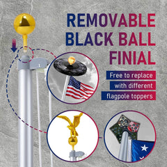 Hooomyai gold ball ornament and horn for polished finish benefit