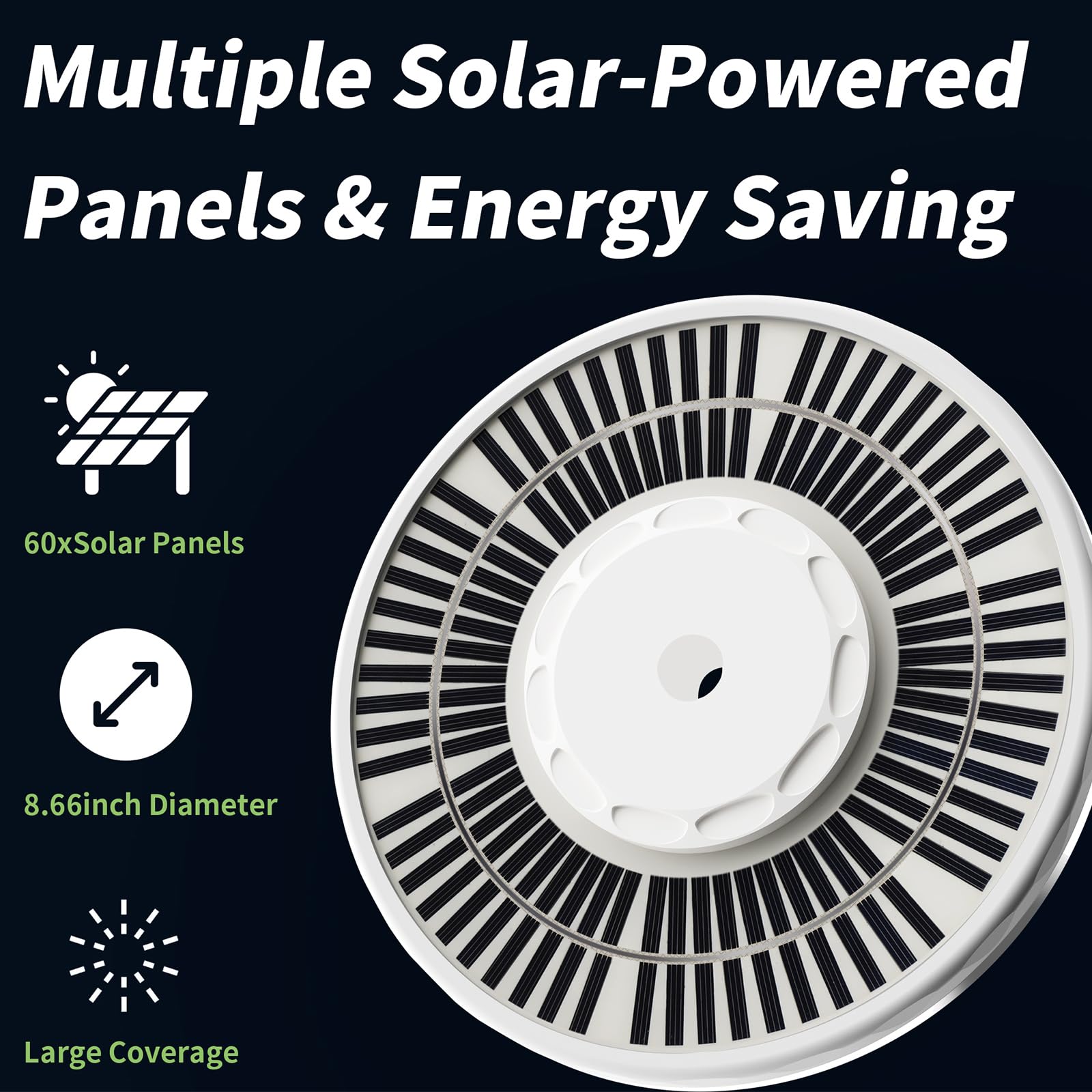 HOOPLE close-up of integrated solar panel delivering efficient daytime charging