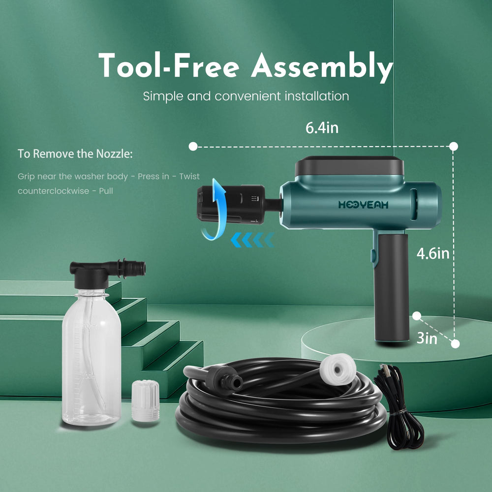 HOOYEAH folded handle demonstrating compact storage and portability benefit