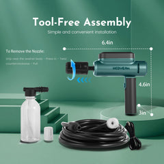 HOOYEAH folded handle demonstrating compact storage and portability benefit