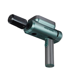 HOOYEAH front view showing compact cordless sprayer and easy grip benefit