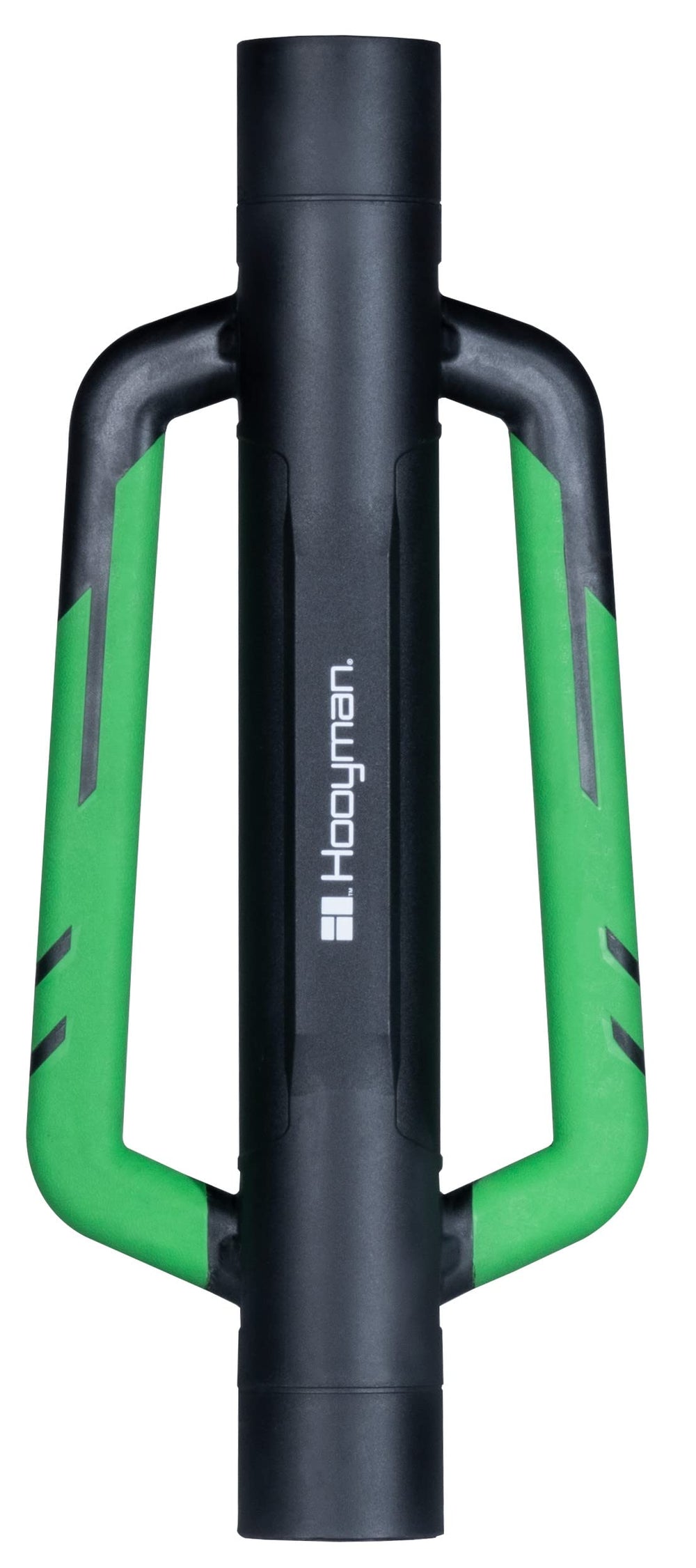 Hooyman post driver front view showing body and handles for comfortable use
