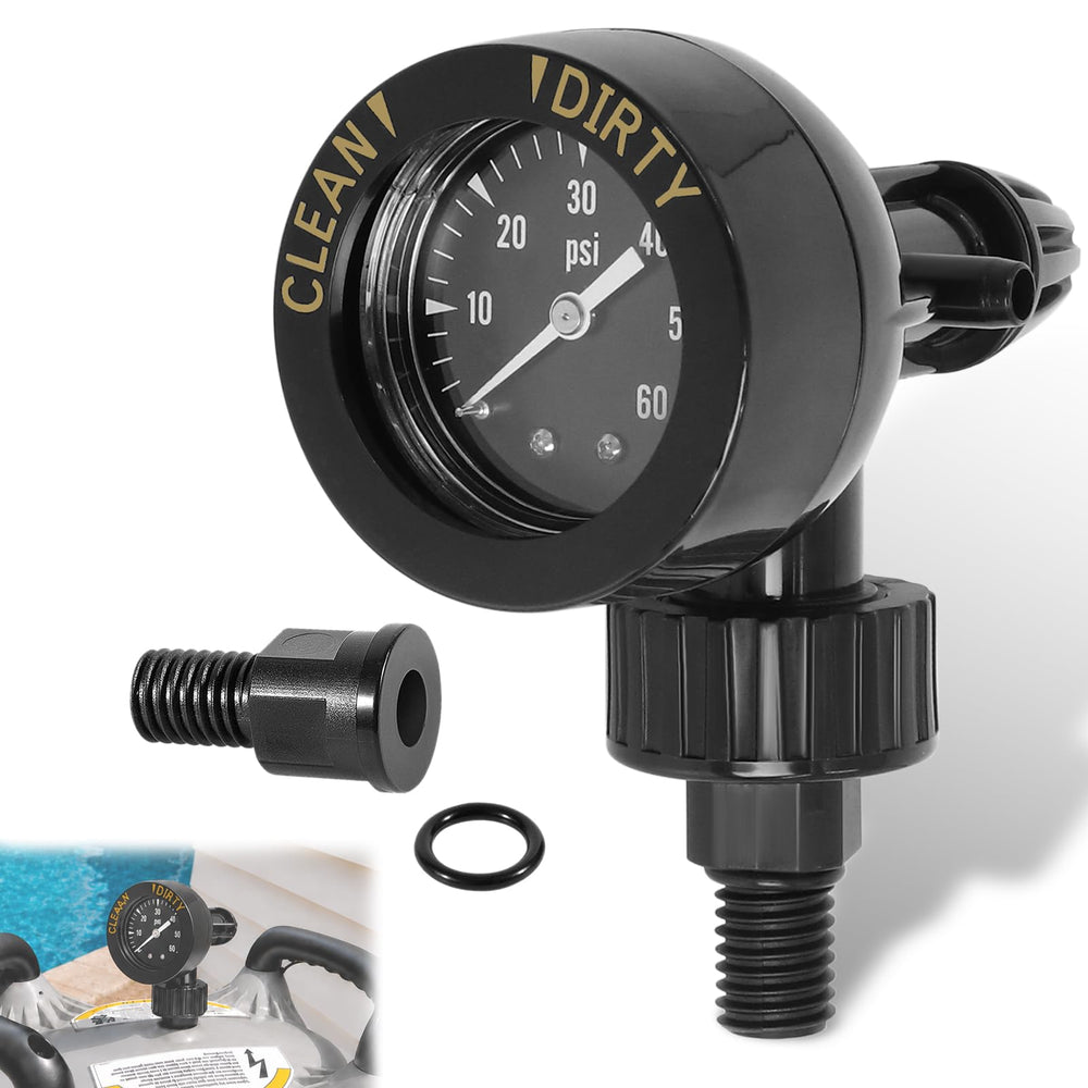 Hoqqf front face gauge showing clear pressure readout and quick replacement benefit