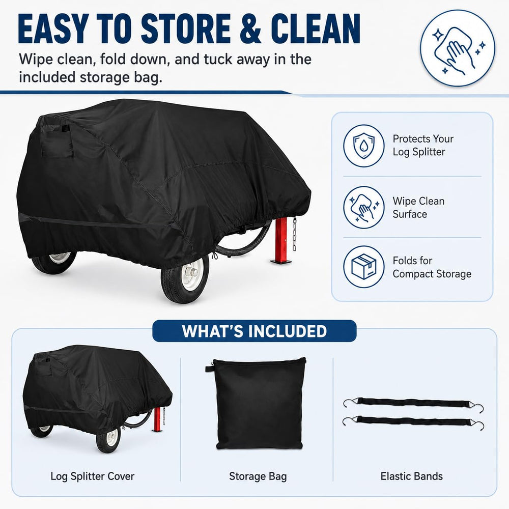 Hoqqf storage bag with folded cover for compact off-season storage