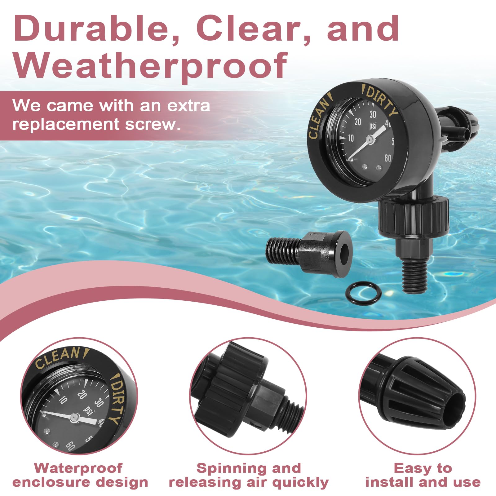 Hoqqf threaded connector detail demonstrating secure 1/4" MPT fit and leak prevention