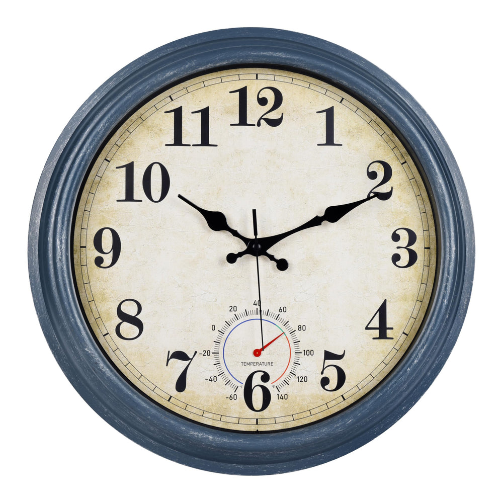 Horizent front view showing coastal blue face and large readable numbers for easy time checks