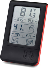 Hornady hygrometer mounted inside gun safe for continuous humidity protection