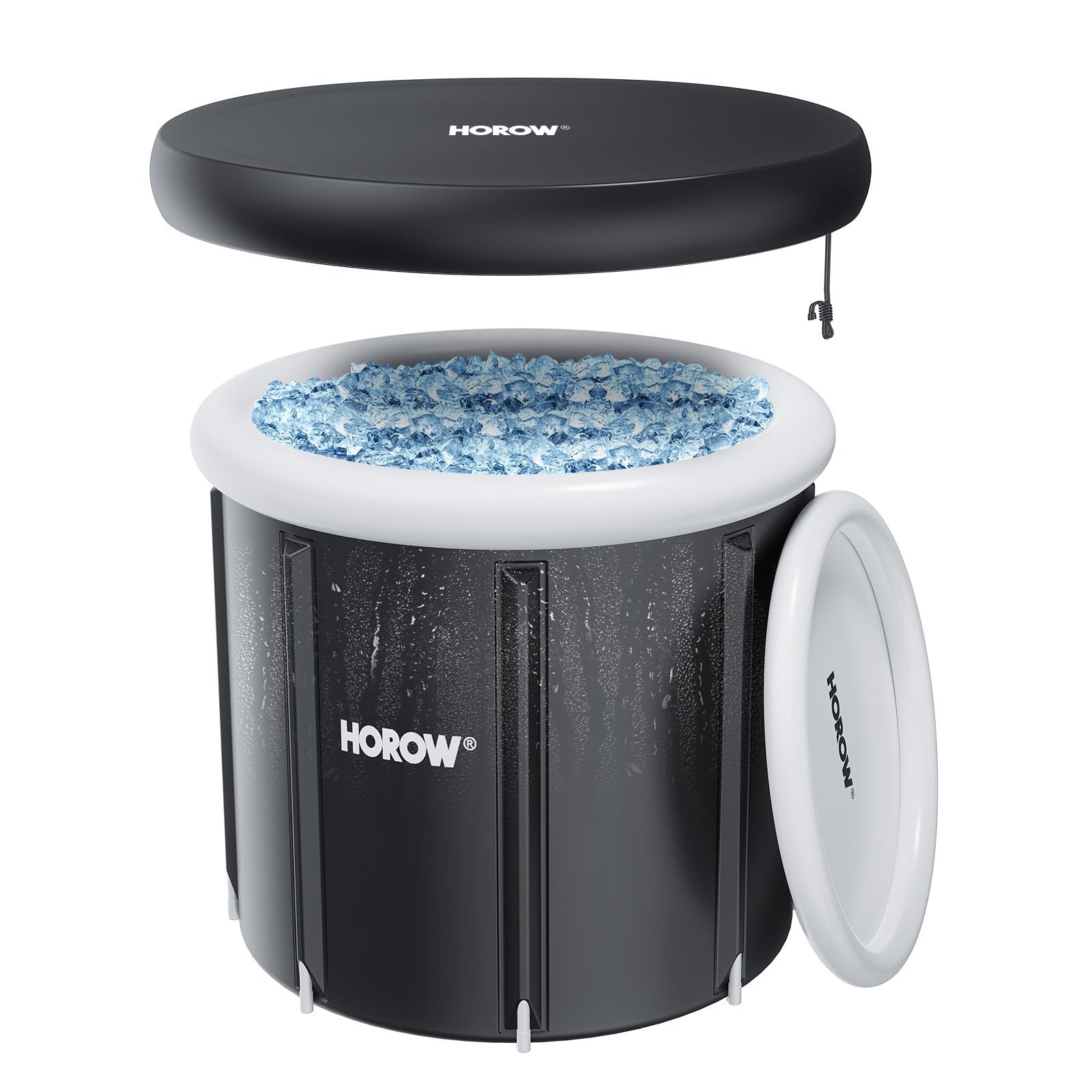 HOROW front view showing tub profile and roomy capacity benefit