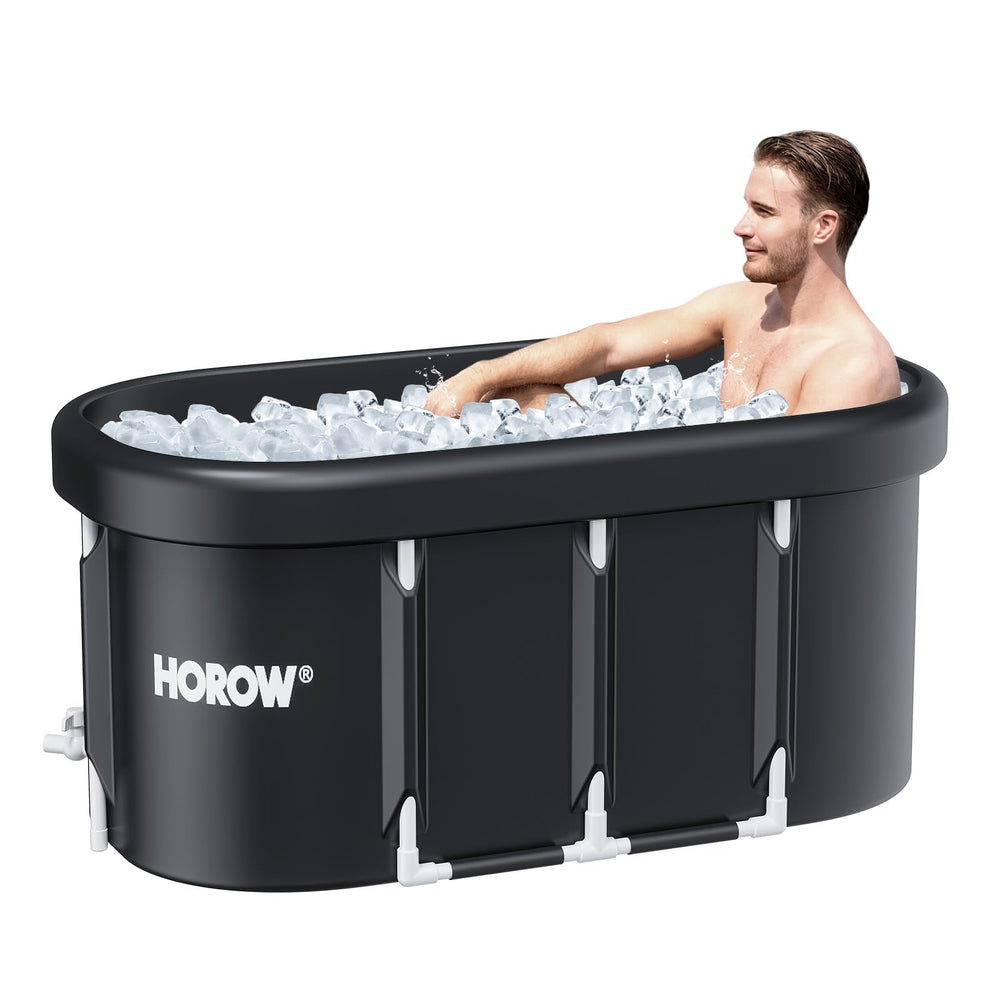 HOROW XL front view showing large oval tub and stable frame for reliable recovery