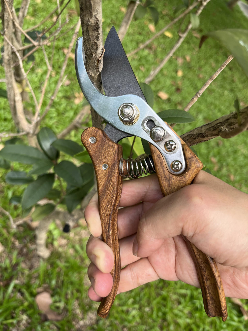 Horsvill shears staged in a garden basket lifestyle photo conveying durable tool for everyday gardeners