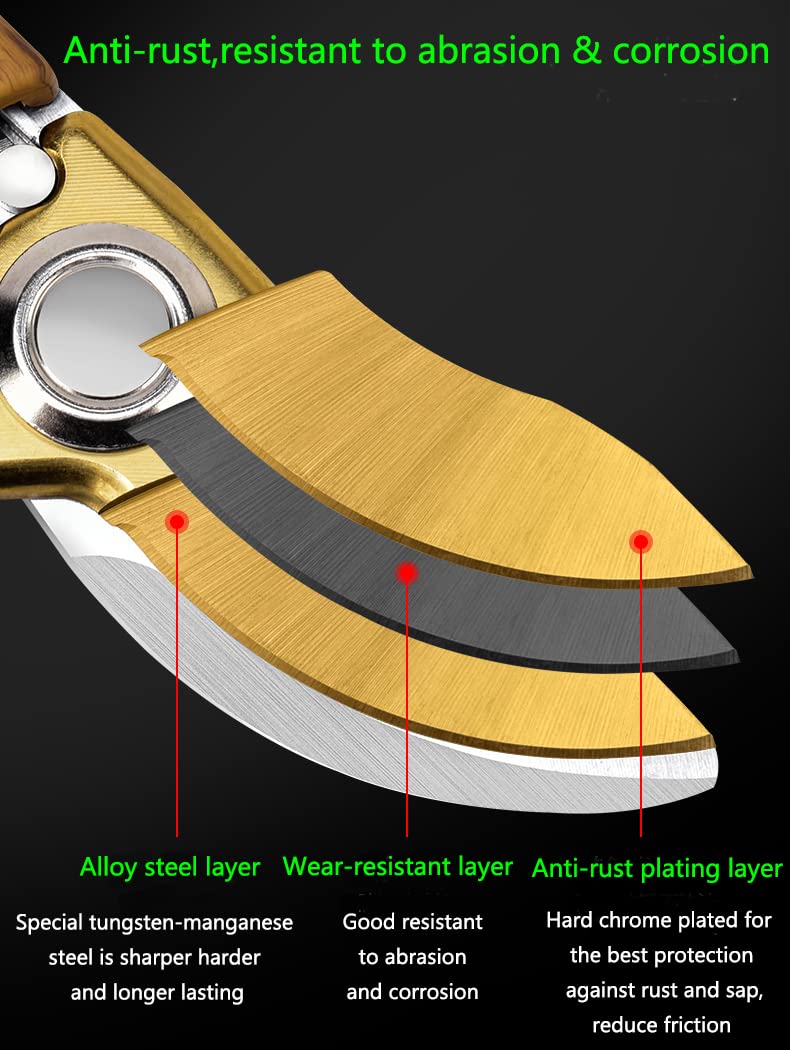 Horsvill wood-grain handle detail offering comfortable non-slip grip