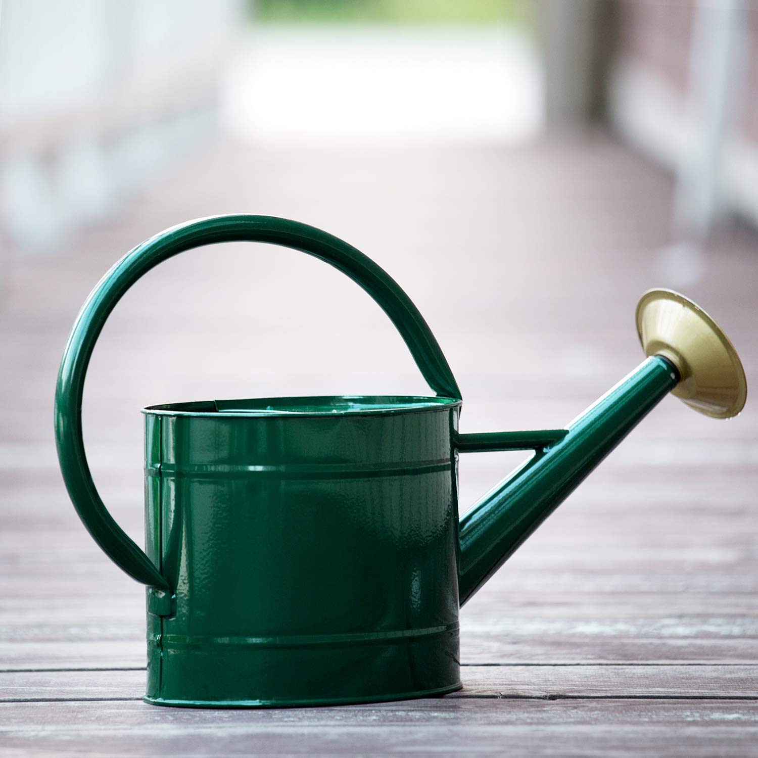 HORTICAN capacity scale with hand demonstrating 1.3 gallon size benefit: fewer refills