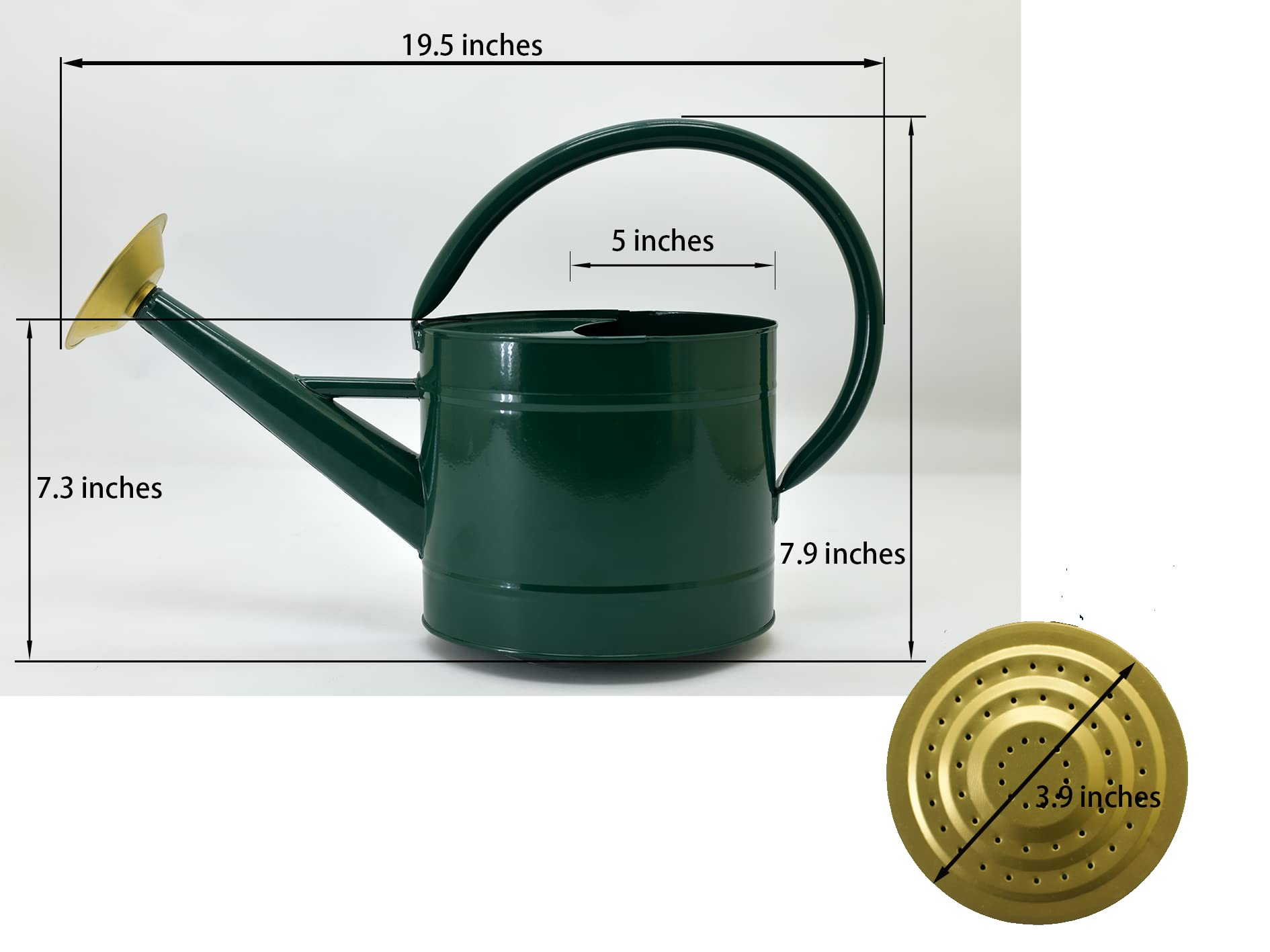 HORTICAN metal texture detail showing finish and corrosion resistance benefit: durable build