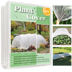 HORTIFAN roll packaging showing full 10x50 ft size and protection benefit