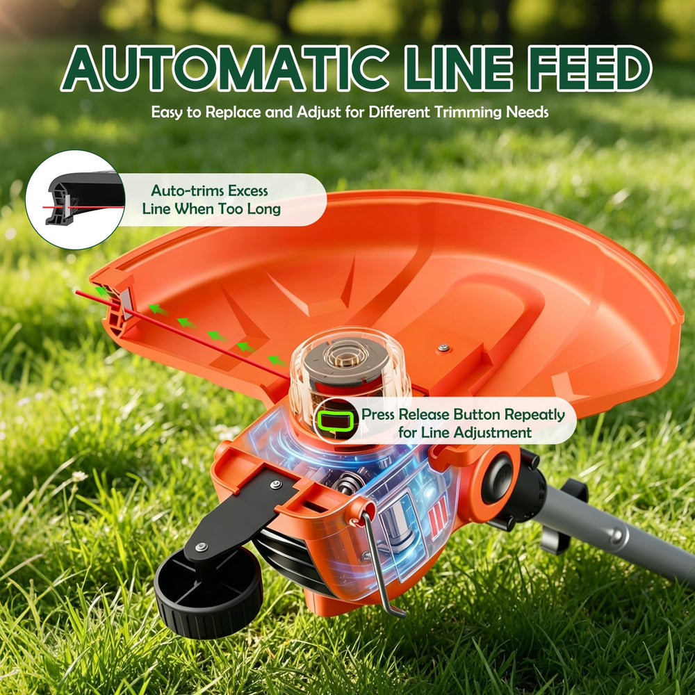 HortiHub in a garden lifestyle scene showing quiet operation and tidy yard results