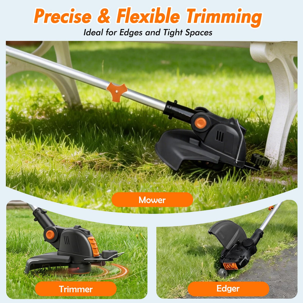 HortiHub scale comparison showing lightweight 5.27 lb tool held by hand