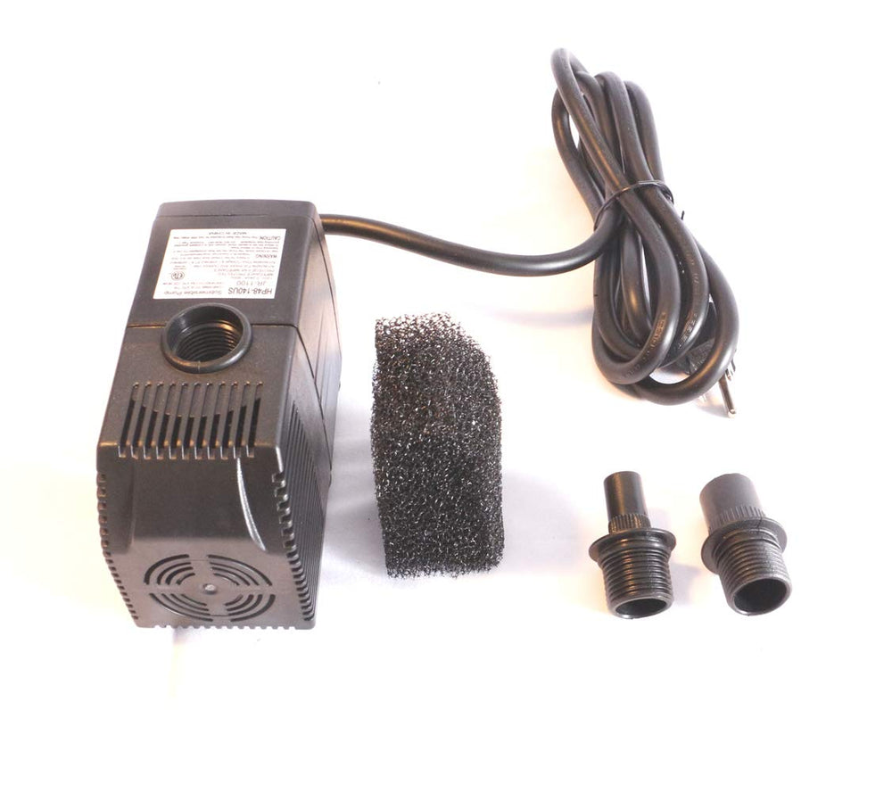 HORTIPOTS pump connected to MD9-35 manifold illustrating correct fit and seal