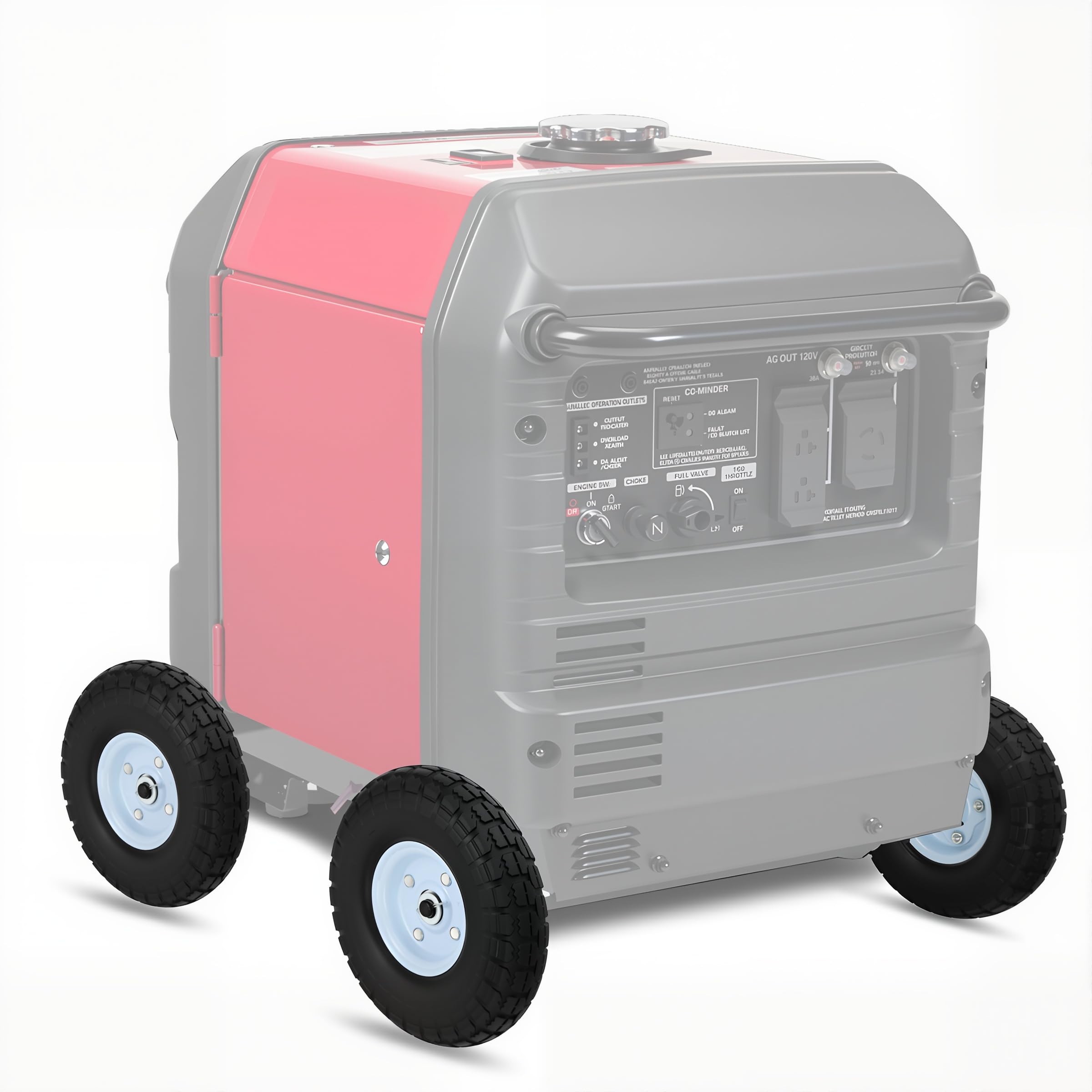 Hosile-equipped generator on campsite illustrating portable power and rugged readiness