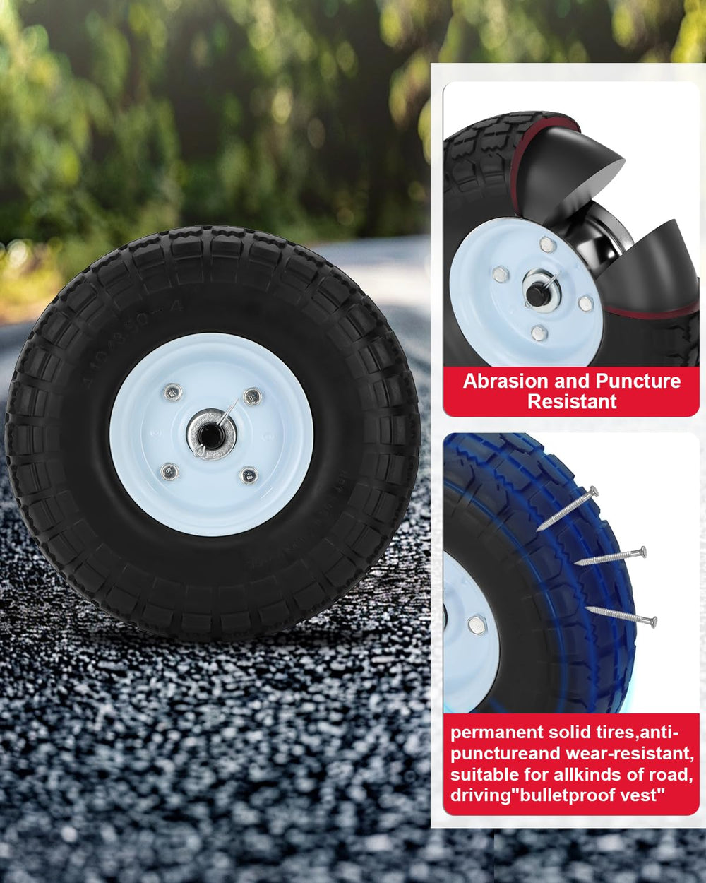 Hosile wheel kit installed on Honda EU3000is generator for immediate mobility