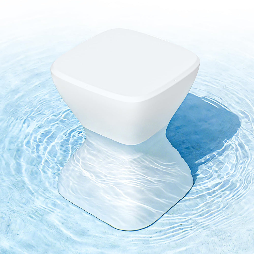 HOSONIC front view showing clean white finish and modern minimal design benefit durability