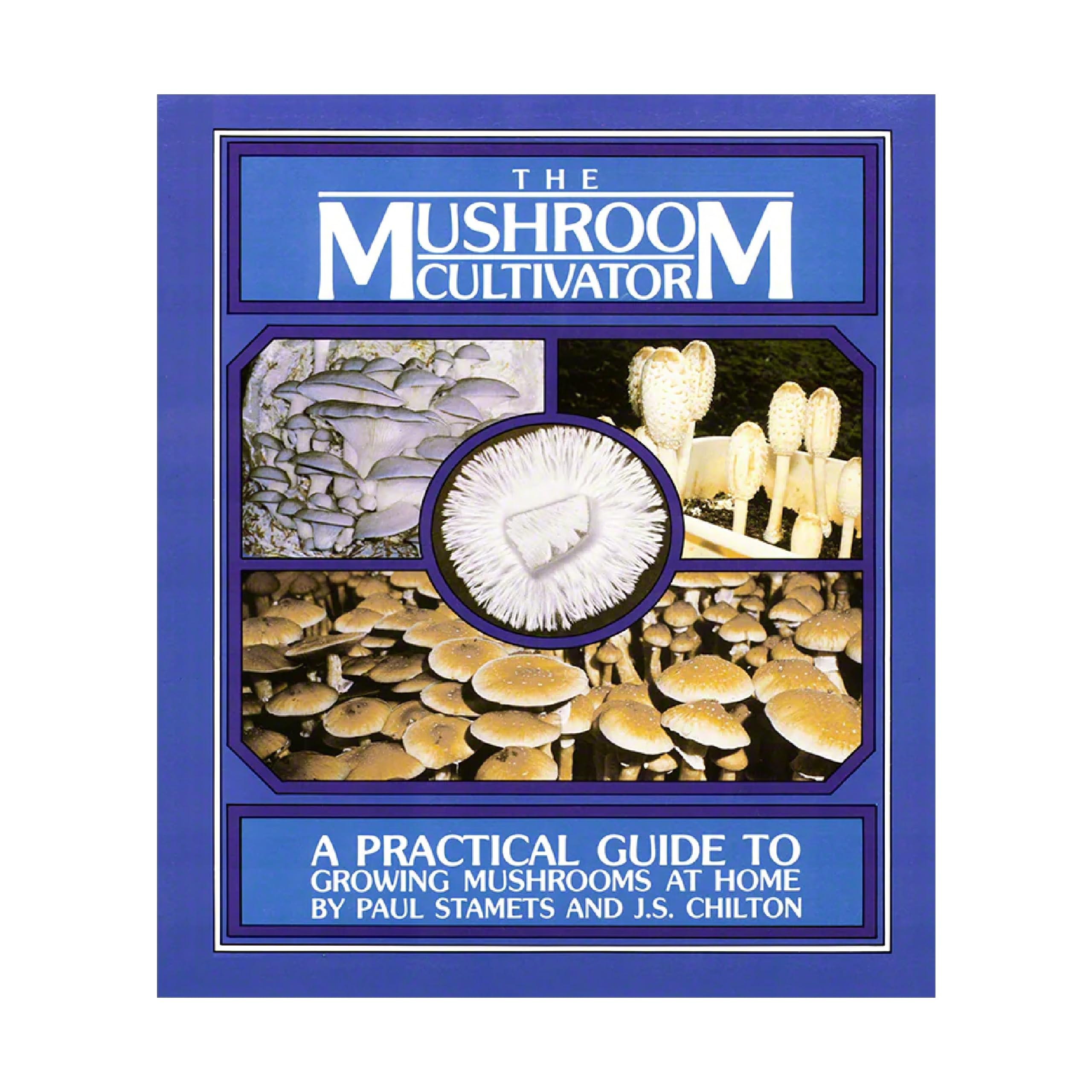 Host Defense front cover of The Mushroom Cultivator showing clear title and authorship benefit: authoritative guide