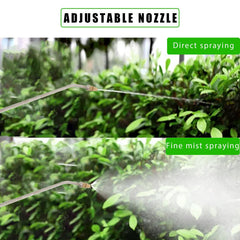 HOSTIC 20-inch wand and 3.3 ft hose showing extended reach for tall plants