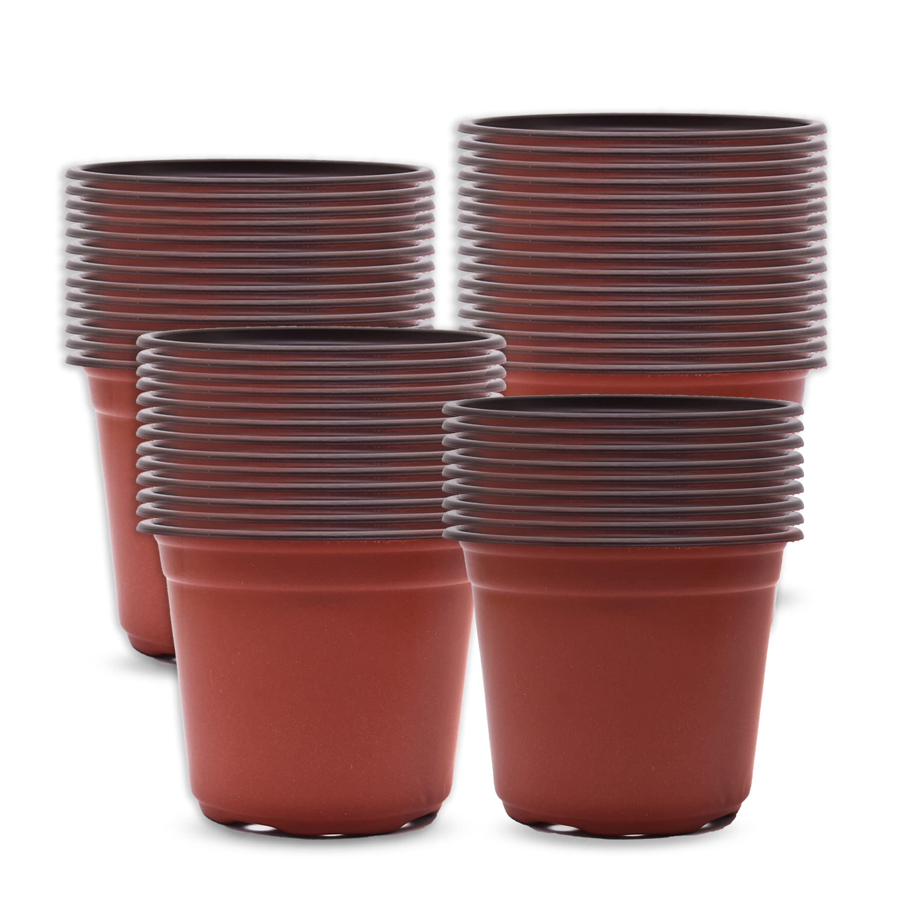 HOSTIC front view of 8-inch pot showing size and shape benefit