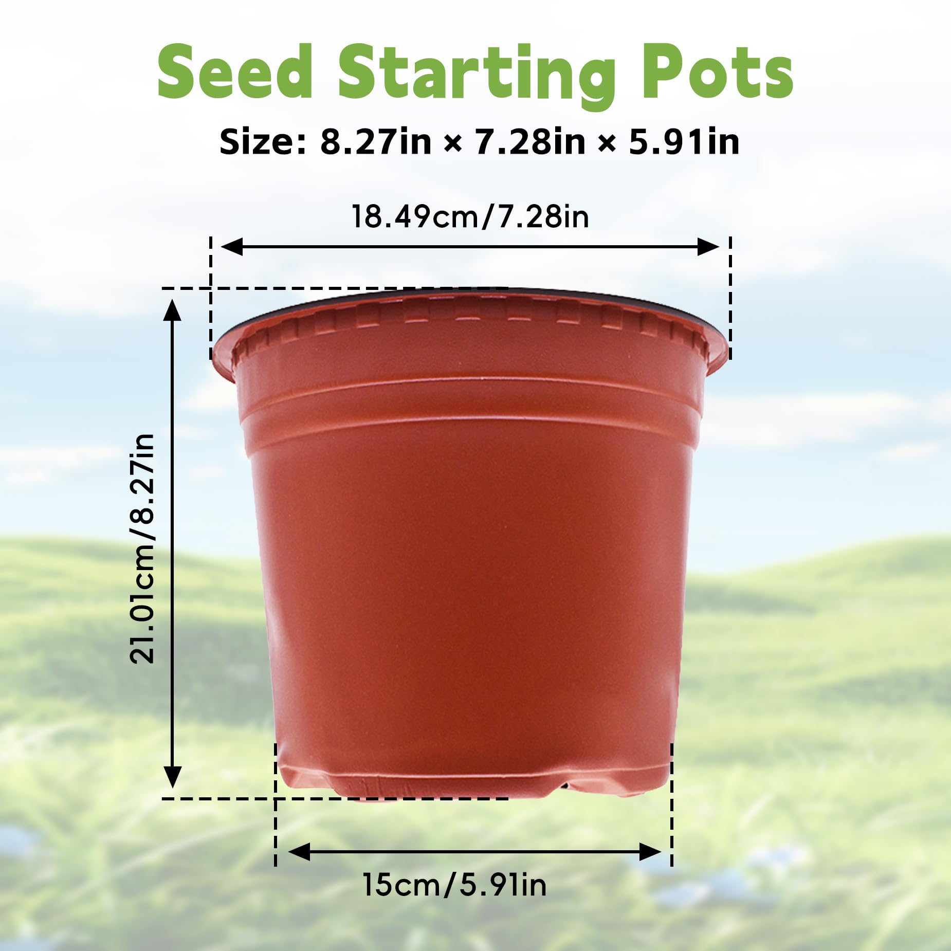 HOSTIC pot used in greenhouse setup for organized propagation benefit