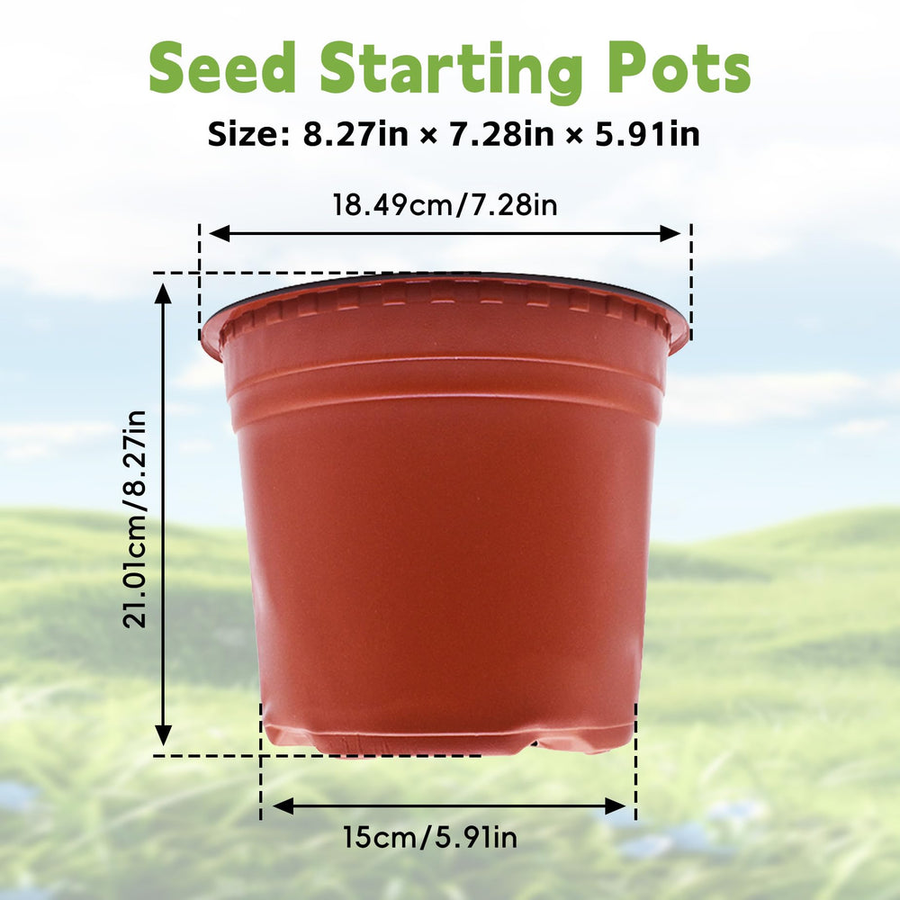 HOSTIC pot used in greenhouse setup for organized propagation benefit