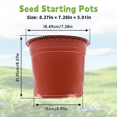 HOSTIC pot used in greenhouse setup for organized propagation benefit