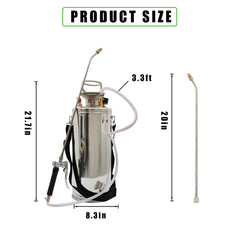 HOSTIC pressure gauge and safety valve close-up for visible, safe pressure control