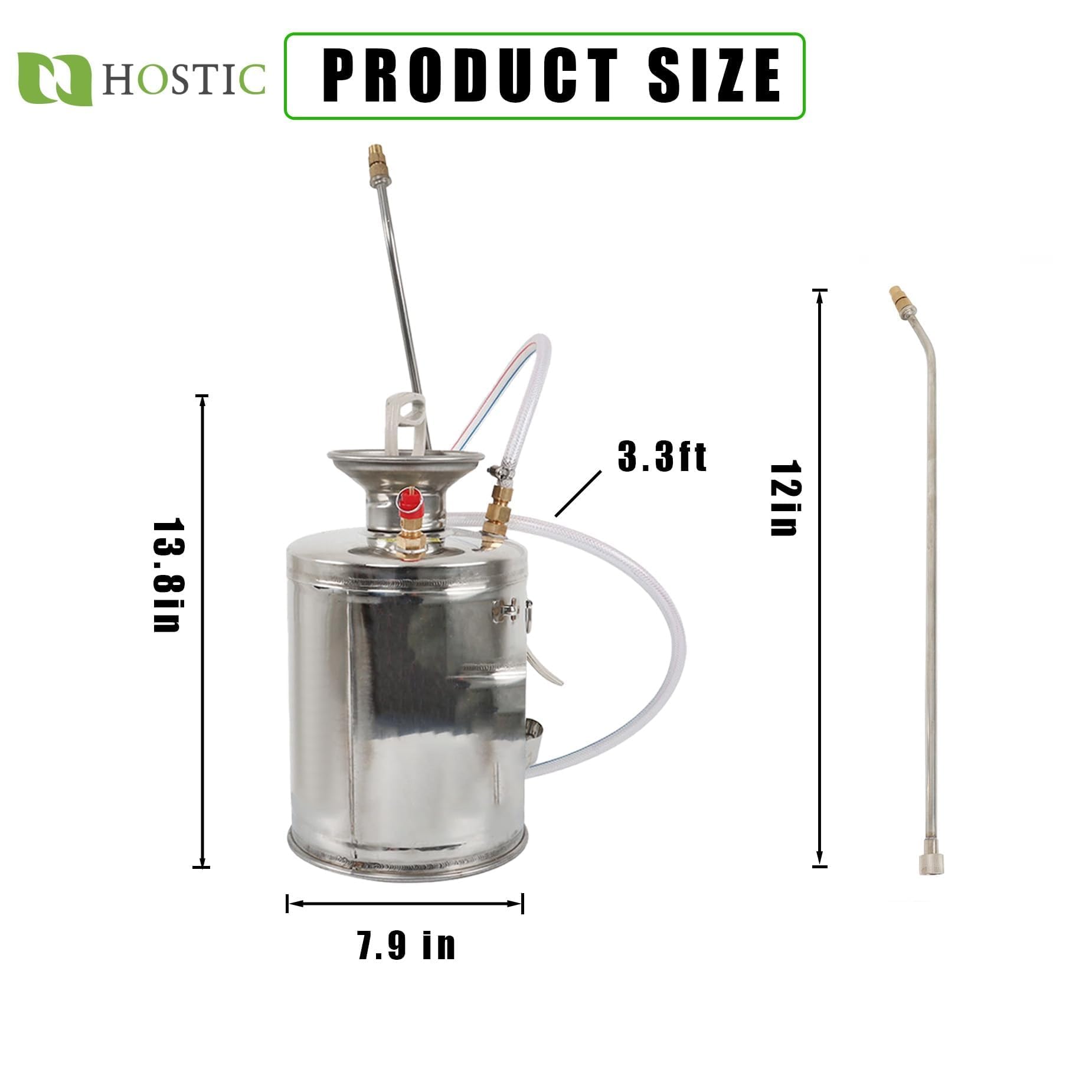 HOSTIC pressure gauge closeup showing safe pressure monitoring benefit