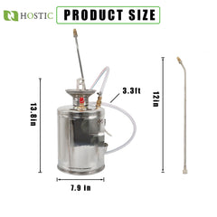 HOSTIC pressure gauge closeup showing safe pressure monitoring benefit