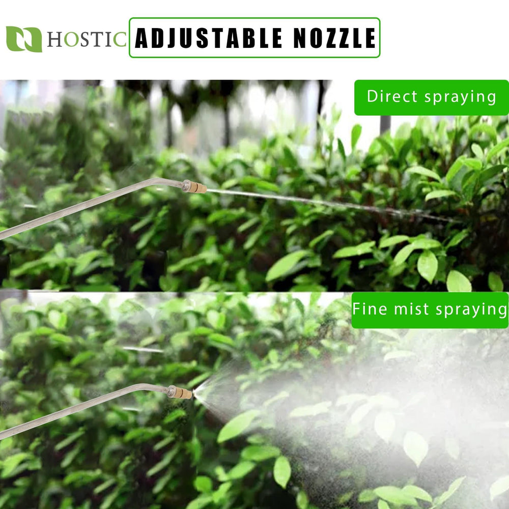 HOSTIC wand and hose connection showing reliable reach and flexibility