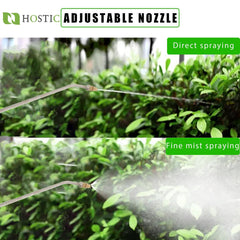 HOSTIC wand and hose connection showing reliable reach and flexibility