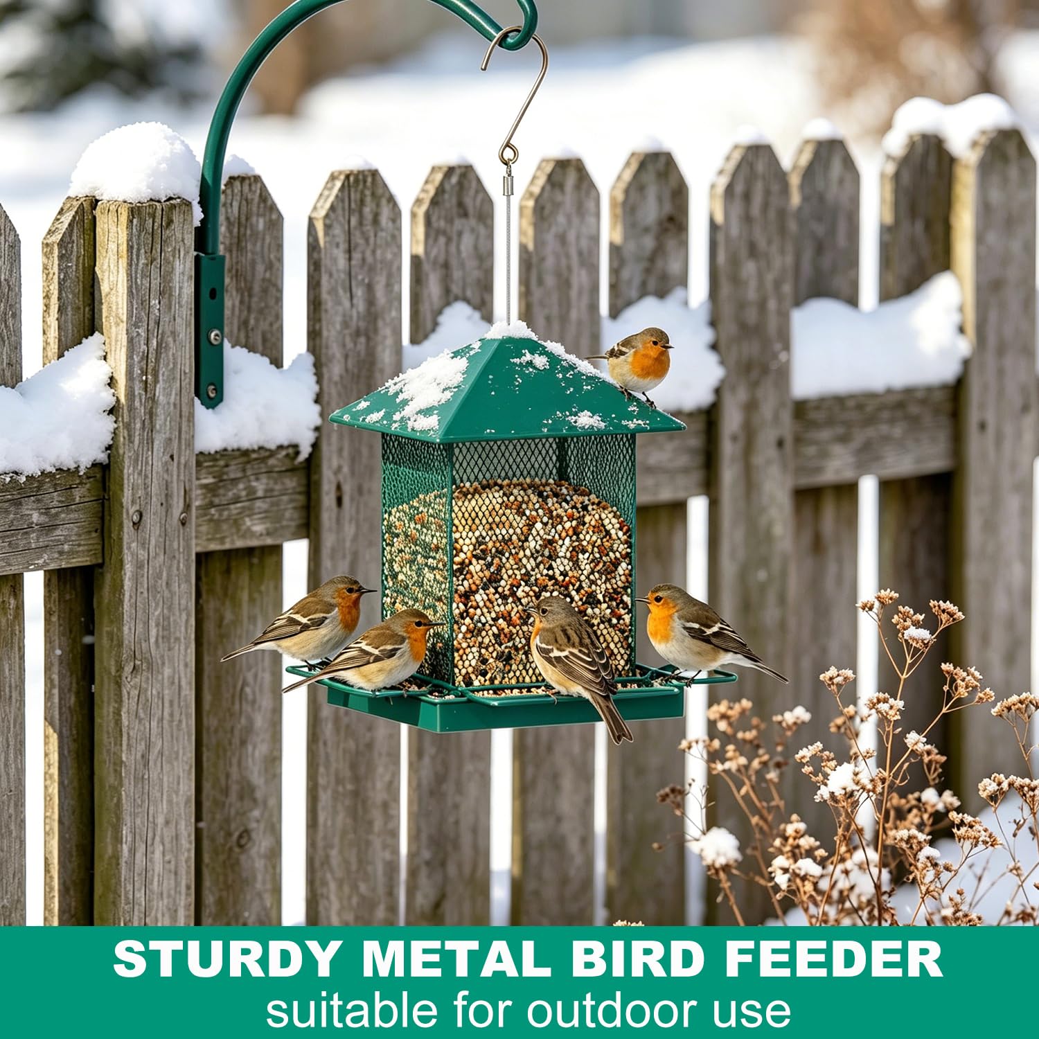 HOSUN sloped metal roof detail protecting seed and improving all-season performance
