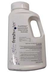 Hot Spring front bottle showing label and 3.5 lb size for easy identification and dosing