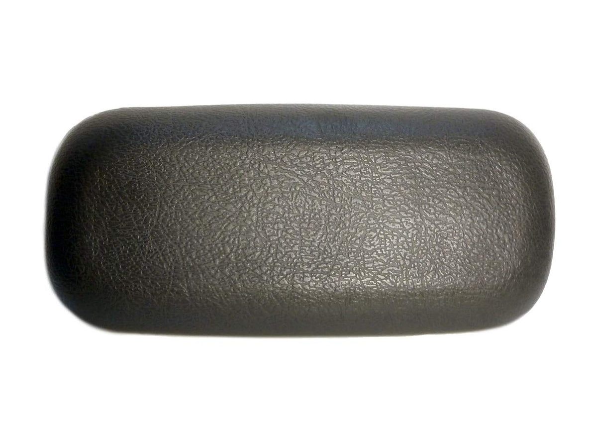 Hot Tub Classic Parts front view of charcoal grey Master Spa pillow showing shape and mounting