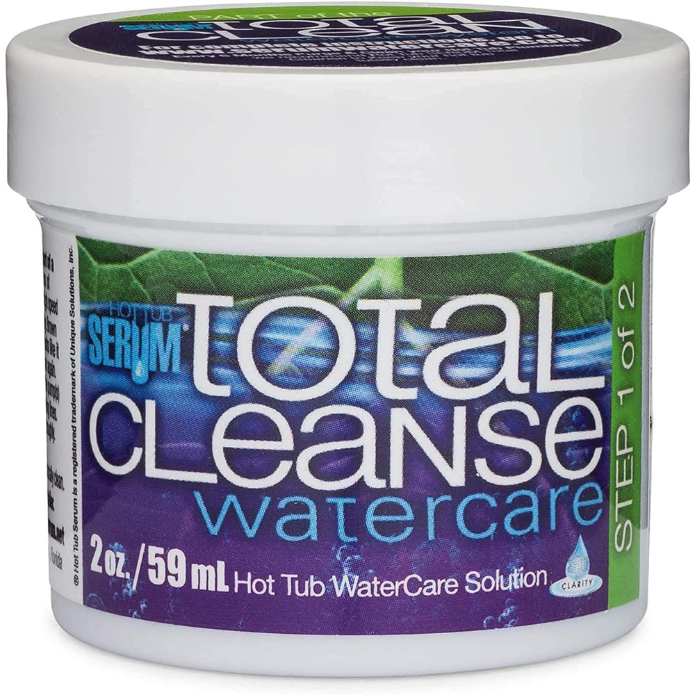 Hot Tub Serum front label showing product name and EPA registration benefits