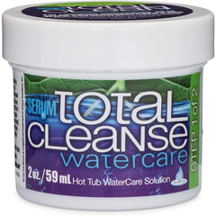 Hot Tub Serum front label showing product name and EPA registration benefits