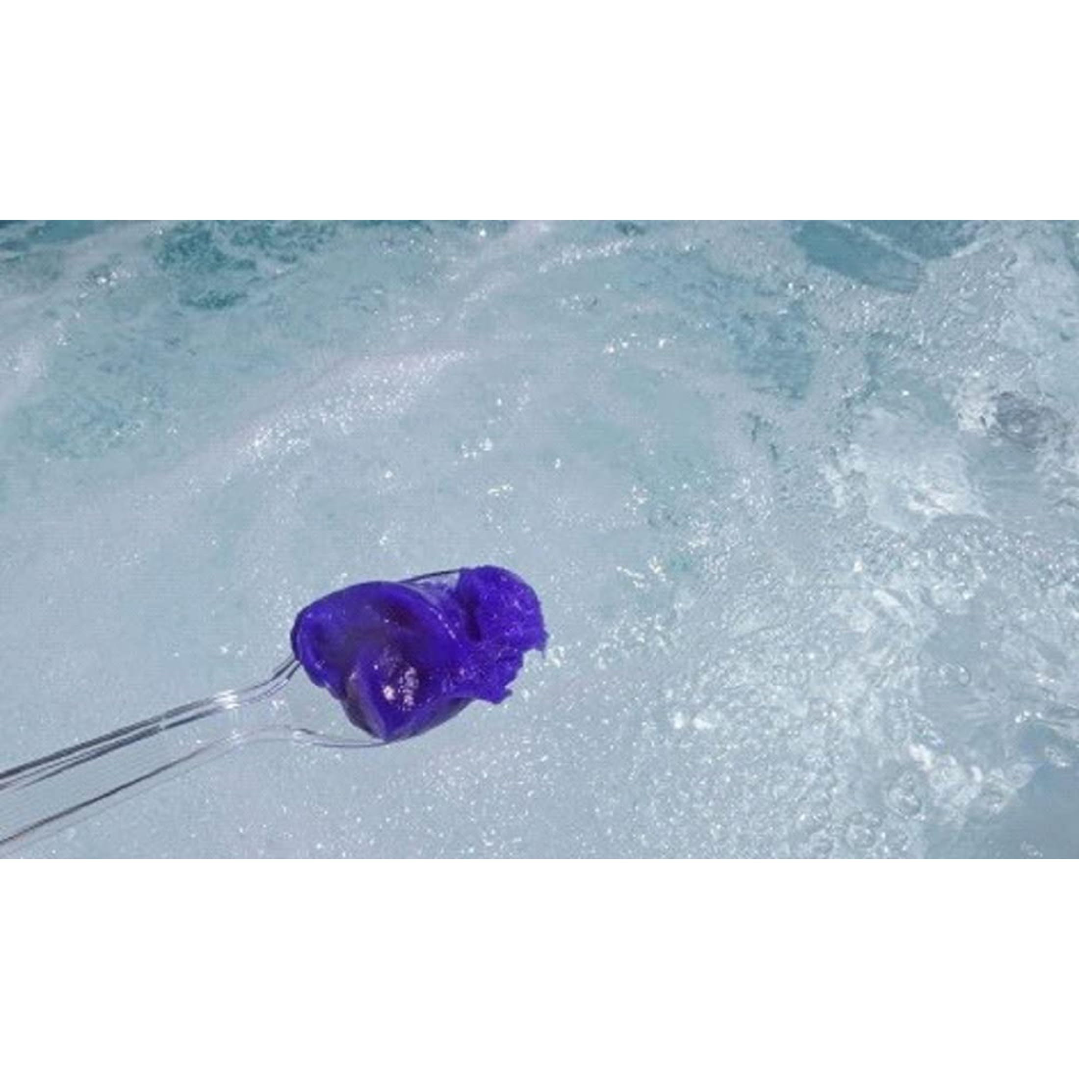 Hot Tub Serum used in outdoor spa setting for clearer water and easier maintenance