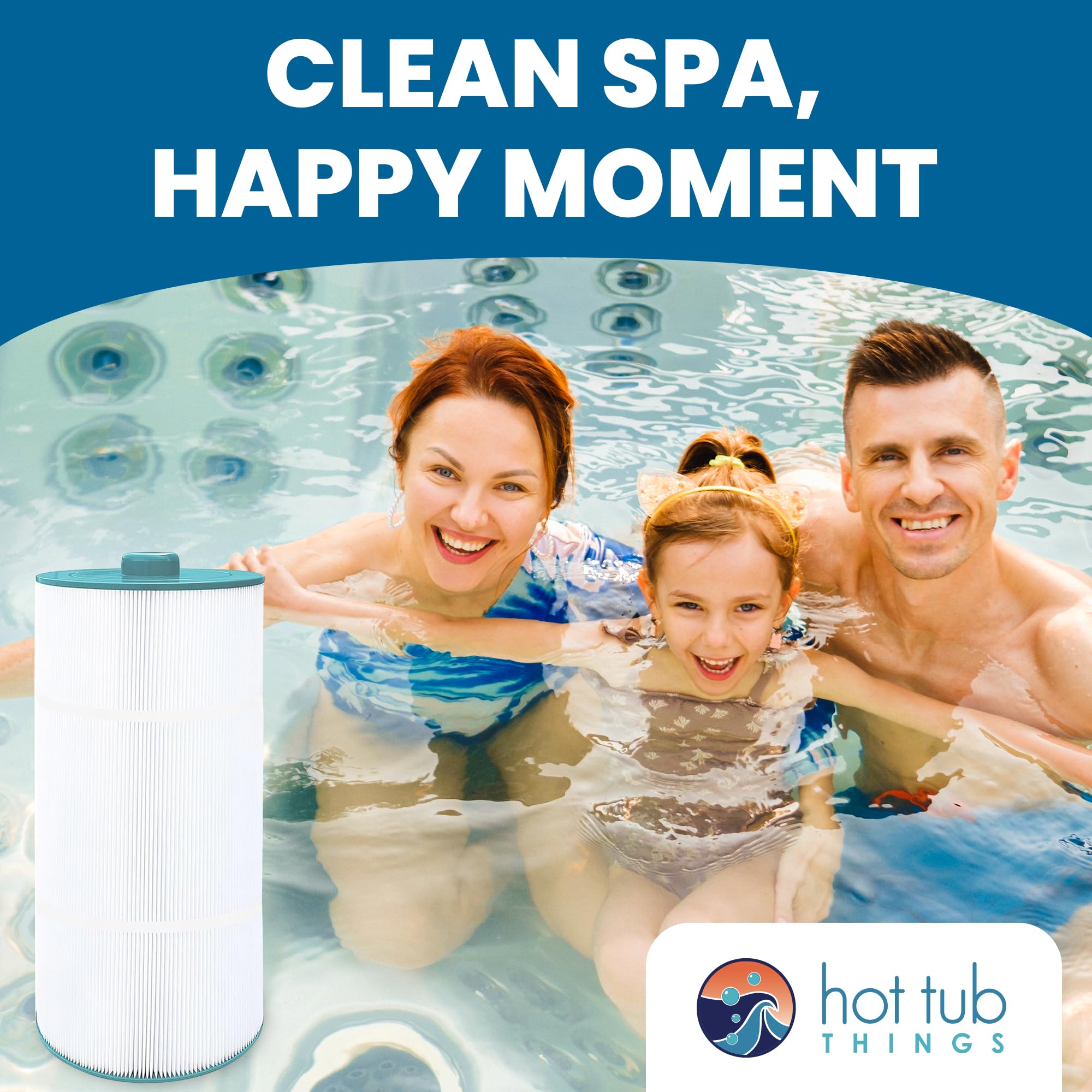 Hot Tub Things compatibility label listing Sundance models for selection benefit
