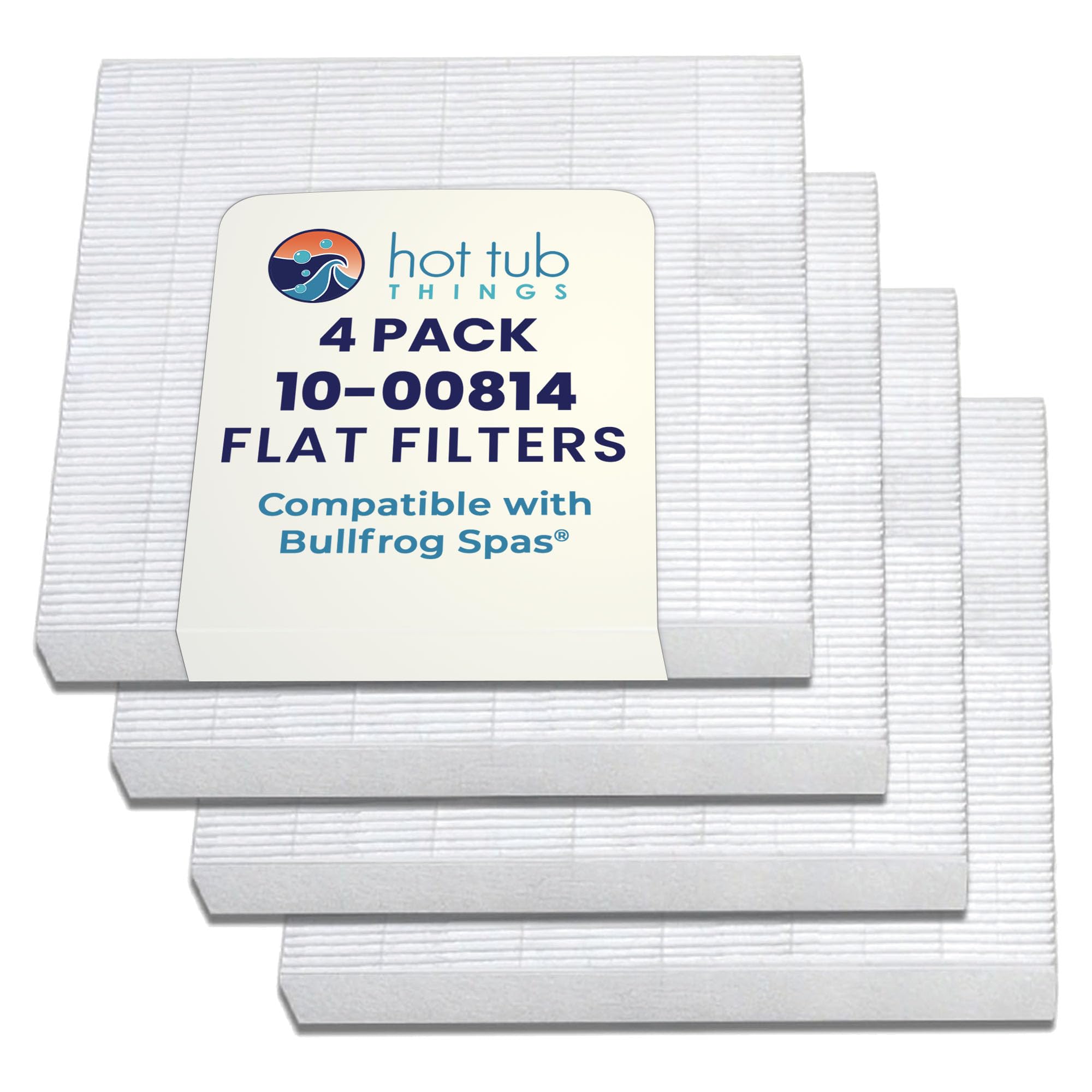 Hot Tub Things front view of flat filter showing clean fit and reliable filtration
