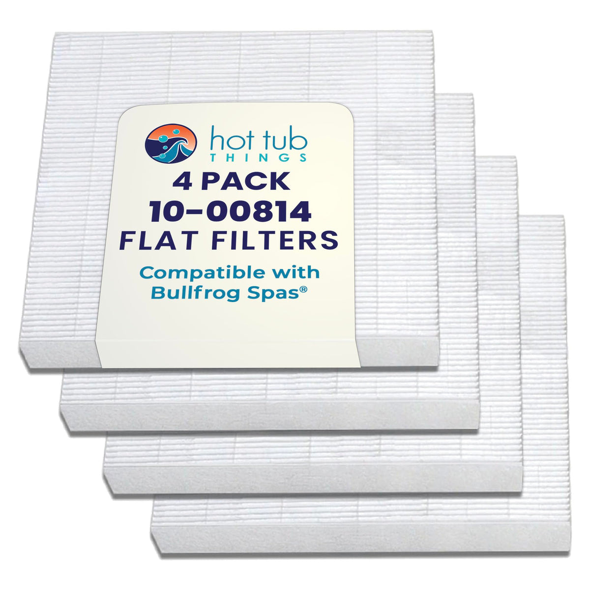 Hot Tub Things front view of flat filter showing clean fit and reliable filtration