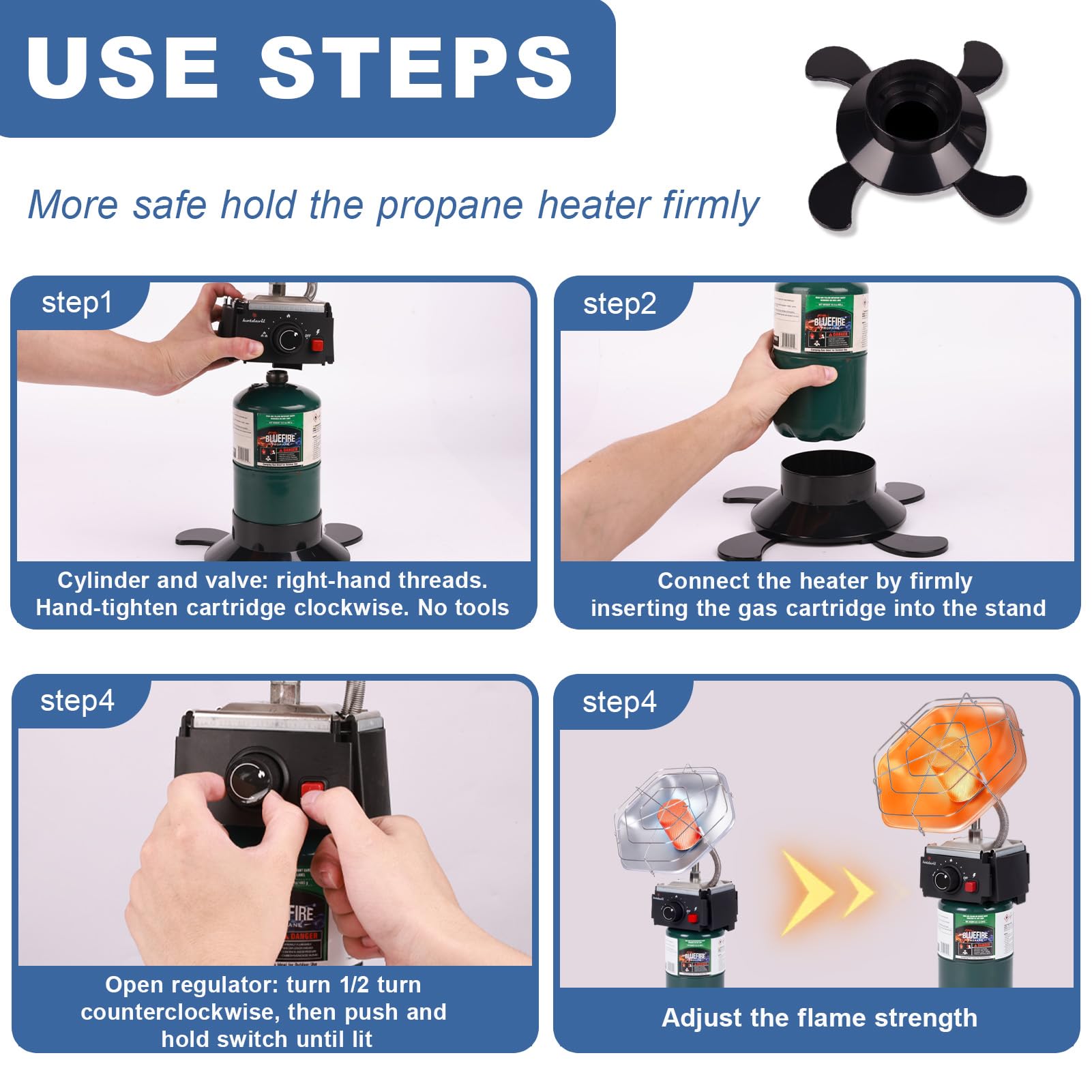 Hotdevil propane connection detail for secure fuel hookup safety