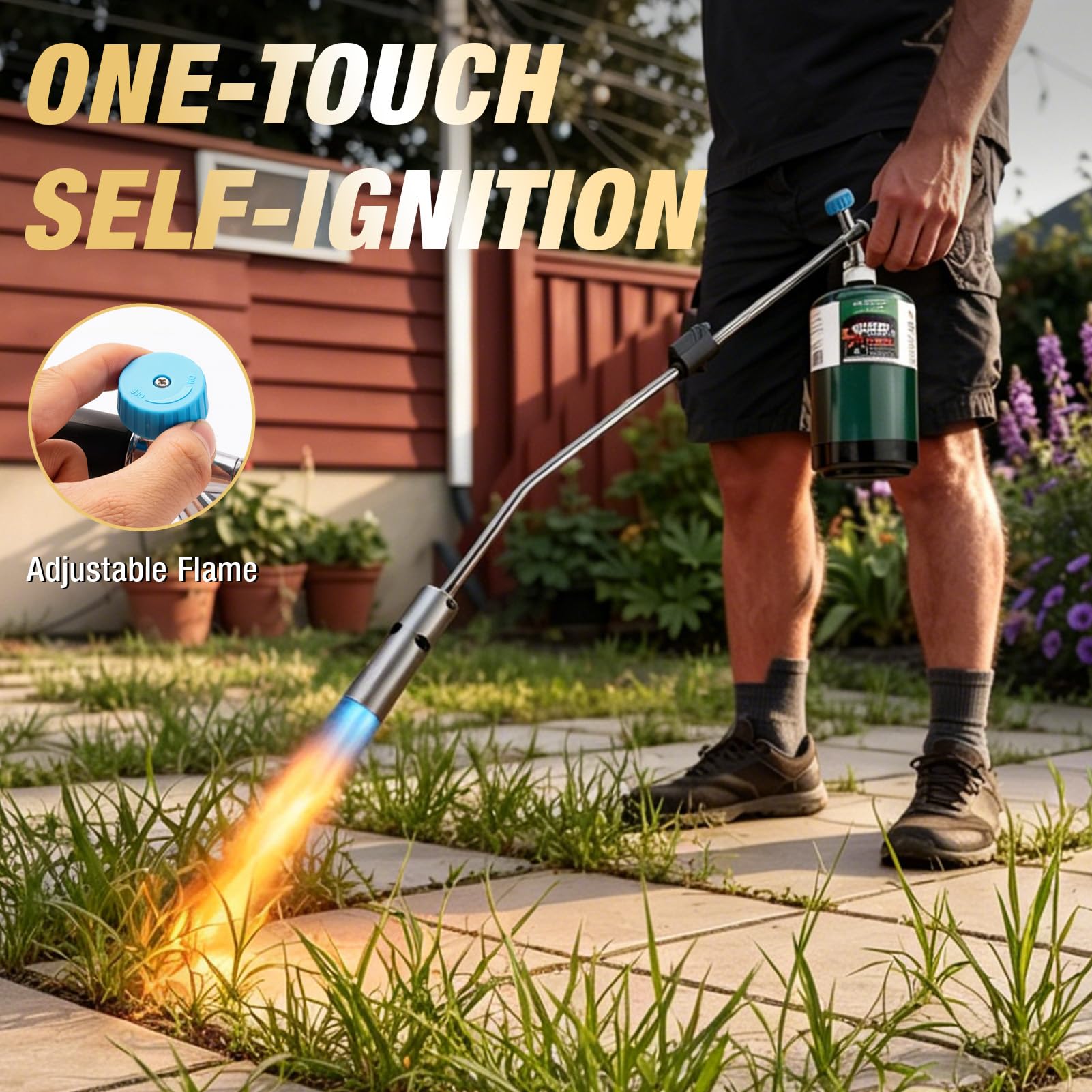 Hotdevil textured handle detail for secure grip and reduced arm fatigue