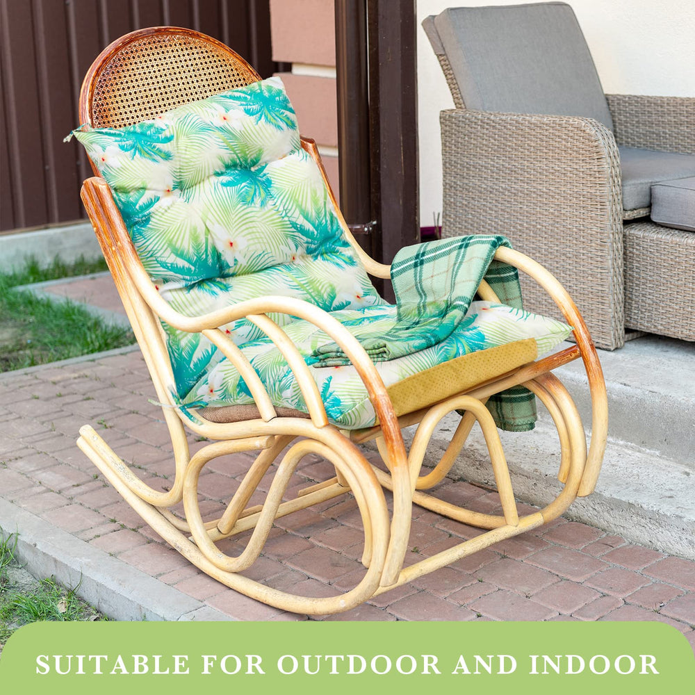 Hoteam lifestyle image on backyard dining chairs showing cohesive look and host-ready benefit